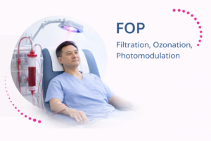 FOP (Filtration, Ozonation, Photomodulation)